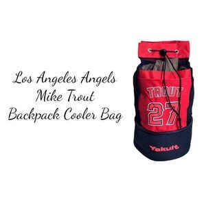 New Los Angeles Angels # 27 Mike Trout Backpack Cooler Bag